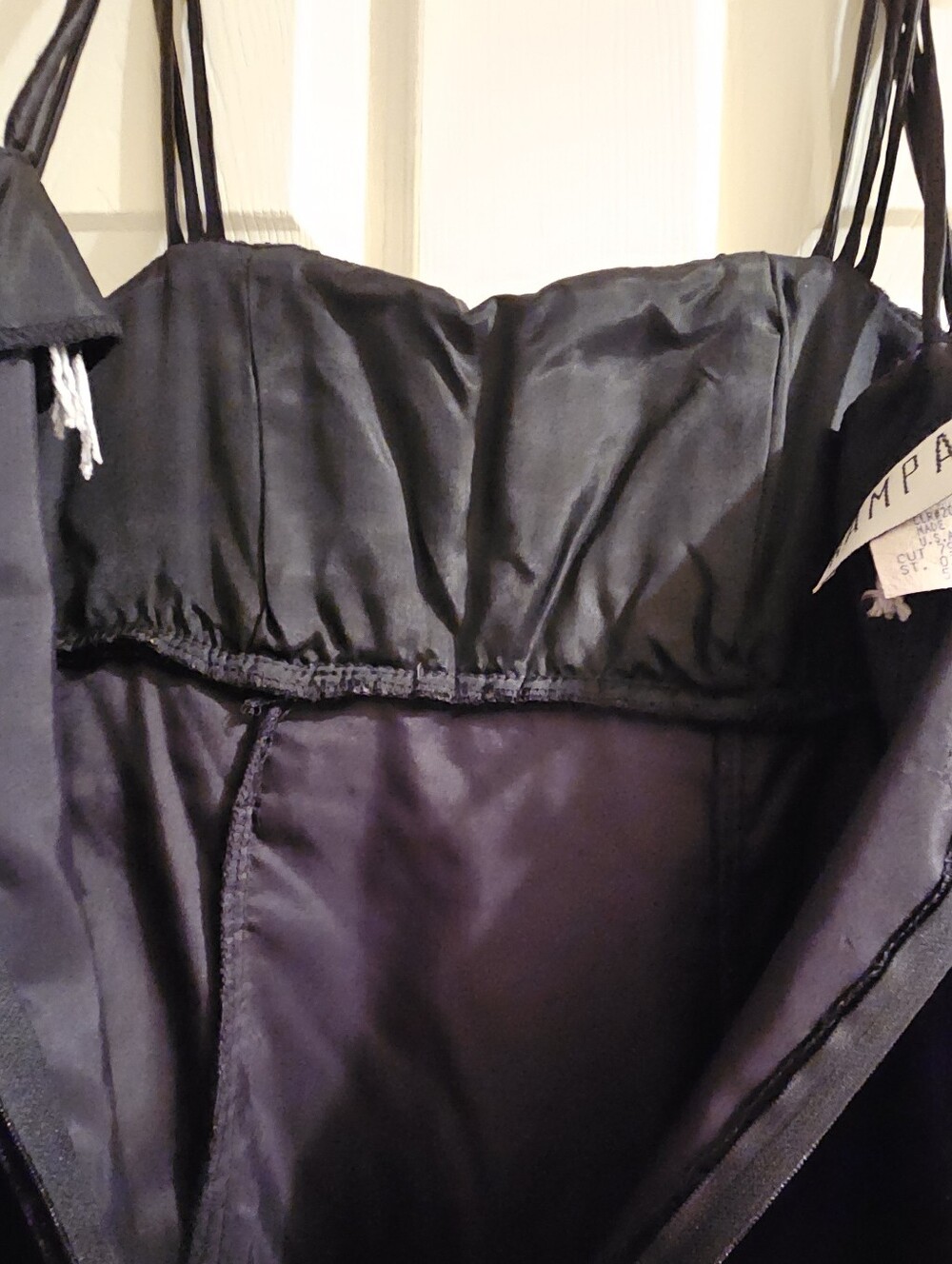 Black Velvet Party Dress - Picture 7 of 7